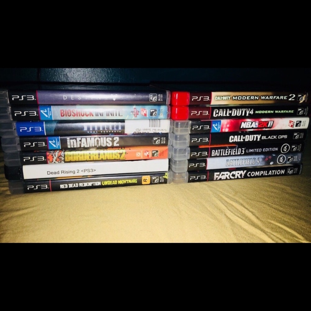 PS3 Console with games